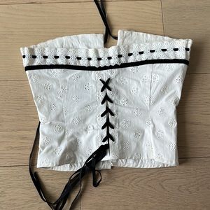 With Jean Corset Top Lace Size xs